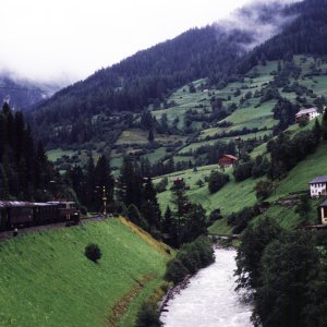 Arlbergbahn bei Flirsch