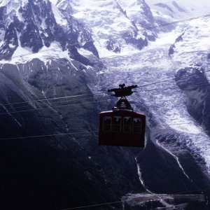 Seilbahn auf die Aiguille du Midi, Franreich