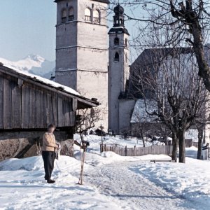 Kitzbühel im Winter 1956