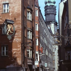 Innsbruck Altstadt Stadtturm 1967