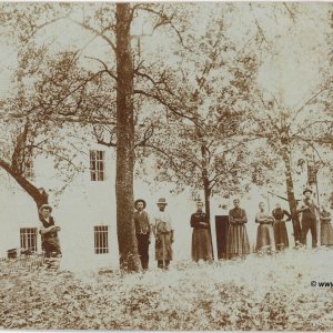 Porträt einer Bauernfamilie