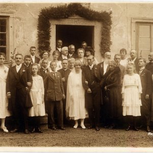 Hochzeit in Perg um 1930