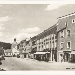 Vöcklabruck Stadtplatz 1940er-Jahre