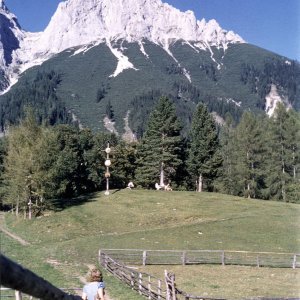 Werfener Hochthron von der Mahdegg-Alm