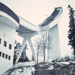 Holmenkollen-Schisprungschanze in Oslo, Norwegen