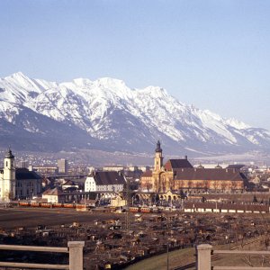 Panorama Innsbruck Wilten 1960er-Jahre