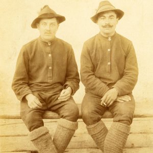 Zwei Herren, Hinterstoder 1918