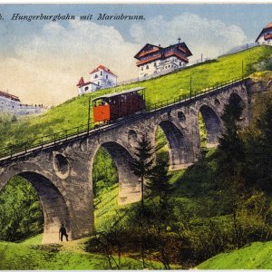 Innsbruck. Hungerburgbahn mit Mariabrunn.