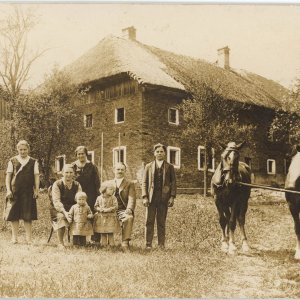 Bauernfamilie in Oberösterreich