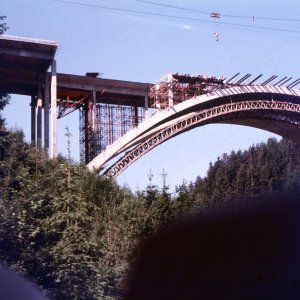 Baustelle Autobahnbrücke