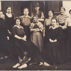 Porträt Bauernfamilie