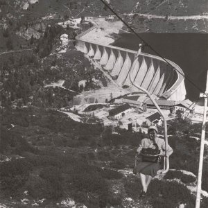 Südtiroler Bergwelt - Sessellift vom Fedaiajoch, Trentino