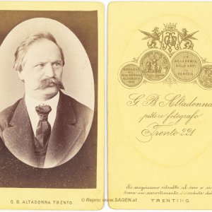CdV-Herrenporträt  G. B. Altadonna Trento