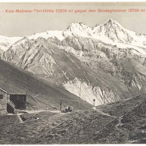 Matrei in Osttirol - Kals-Matreier-Törl-Haus gegen den Großglockner