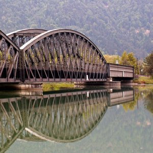 Eisenbahnbrücke Drau