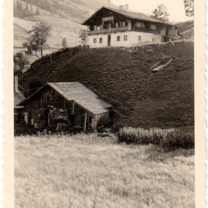 Saalbach Bauernhäuser 1940