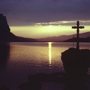 Kreuzstein mit Drachenwand, Mondsee