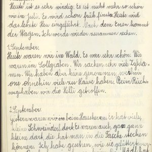 Ferien-Tagebuch Elfriede R. 1932 - 1934