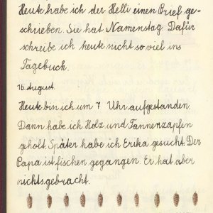 Ferien-Tagebuch Elfriede R. 1932 - 1934