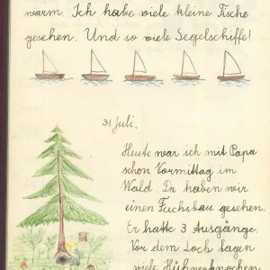 Ferien-Tagebuch Elfriede R. 1932 - 1934