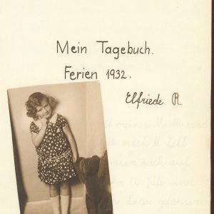 Ferien-Tagebuch Elfriede R. 1932 - 1934