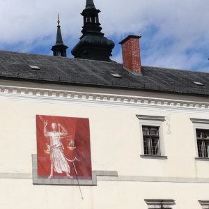 Sonnenuhr am Stift Spital Pyhrn