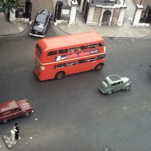 Straße London um 1960
