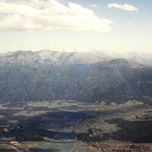 Innsbruck Hafelekar Blick Süden