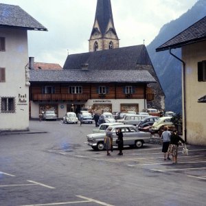 Hauptplatz Heiligenblut am Großglockner 1960er Jahre