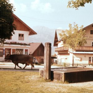 Ehrwald Platz 1950er-Jahre