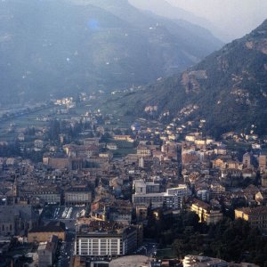 Blick vom Virgl auf Bozen 1960