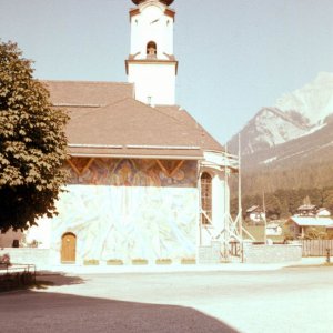 Ehrwald Pfarrkirche 1960