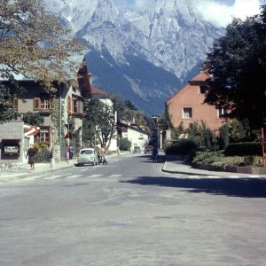 Hall in Tirol, Kreuzung Brucknergasse, 1960er-Jahre