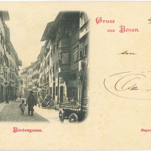 Bozen Bindergasse 1898