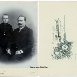 Vater und Sohn, Atelier Otto Buresch Graz