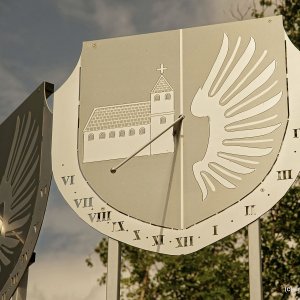 Sonnenuhr Wasserpark Mönichkirchen