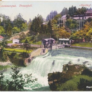 Salzkammergut Traunfall 1912