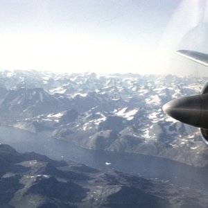 Blick aus dem Flugzeug