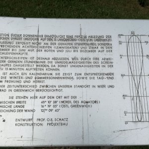 Sonnenuhr im 12. Wiener Bezirk