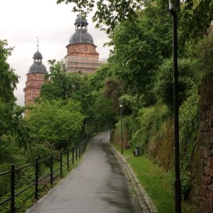 Blick auf Schloss Johannisburg