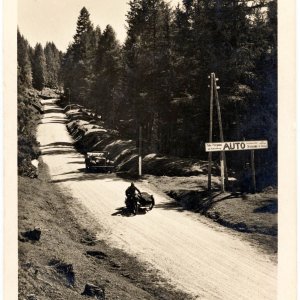 Auto-Vorspann am Katschberg