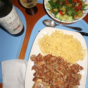 Eierschwammerlsauce - ein Teil des vierten Fundes heuer