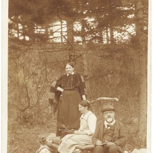 Josef Angerhofer und Familie, Hinterstoder