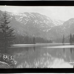 Obersee bei Lunz am See mit dem Dürrenstein im Hintergrund