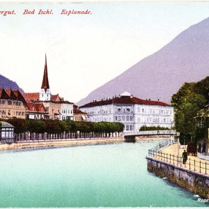 Salzkammergut. Bad Ischl. Esplanade.