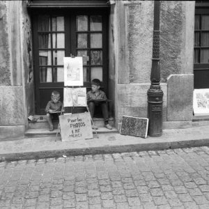 Junge Maler Paris 1960
