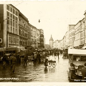 Wels Wochenmarkt 1936