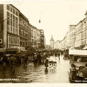 Wels Wochenmarkt 1936