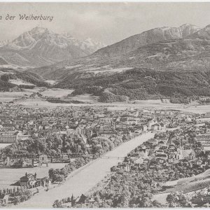 Innsbruck von der Weiherburg 1905