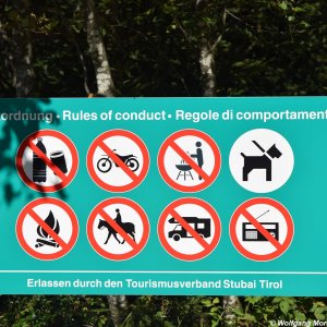 Parkordnung Stubaital